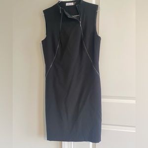 Calvin Klein size 10 scuba inspired work sheath dress